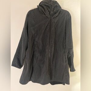 Mycra Pac Black and White Polka Dot Button Down Shirt